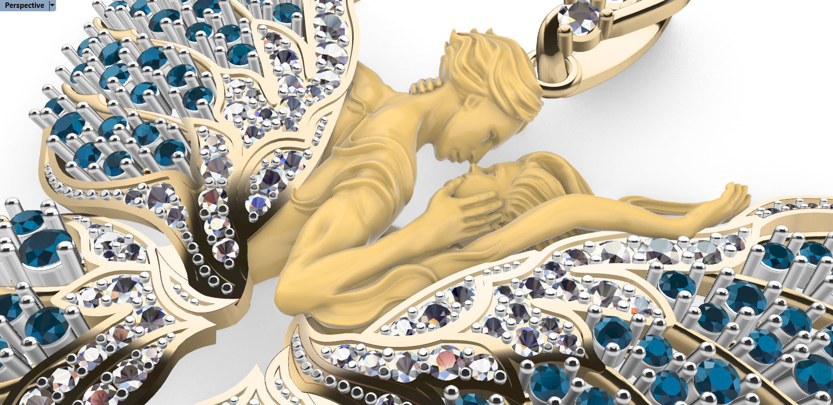 Butterfly  Pendant 3D print model_14