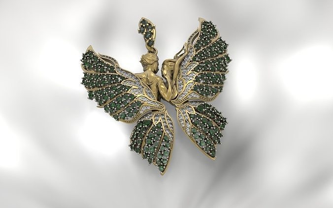 Butterfly  Pendant 3D print model