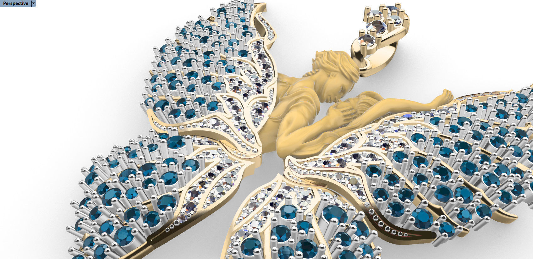 Butterfly  Pendant 3D print model_15