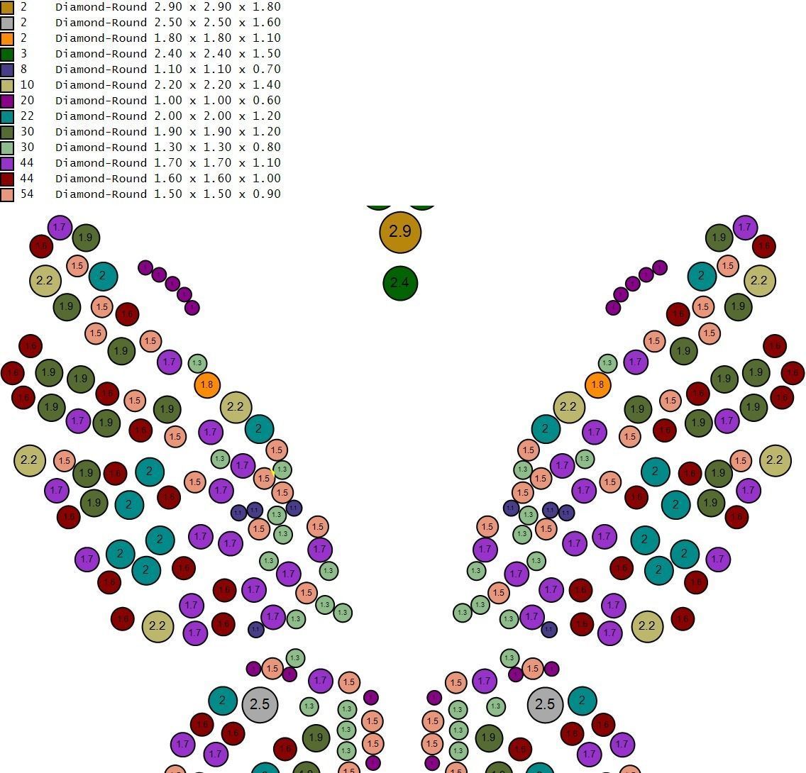 Butterfly  Pendant 3D print model_5