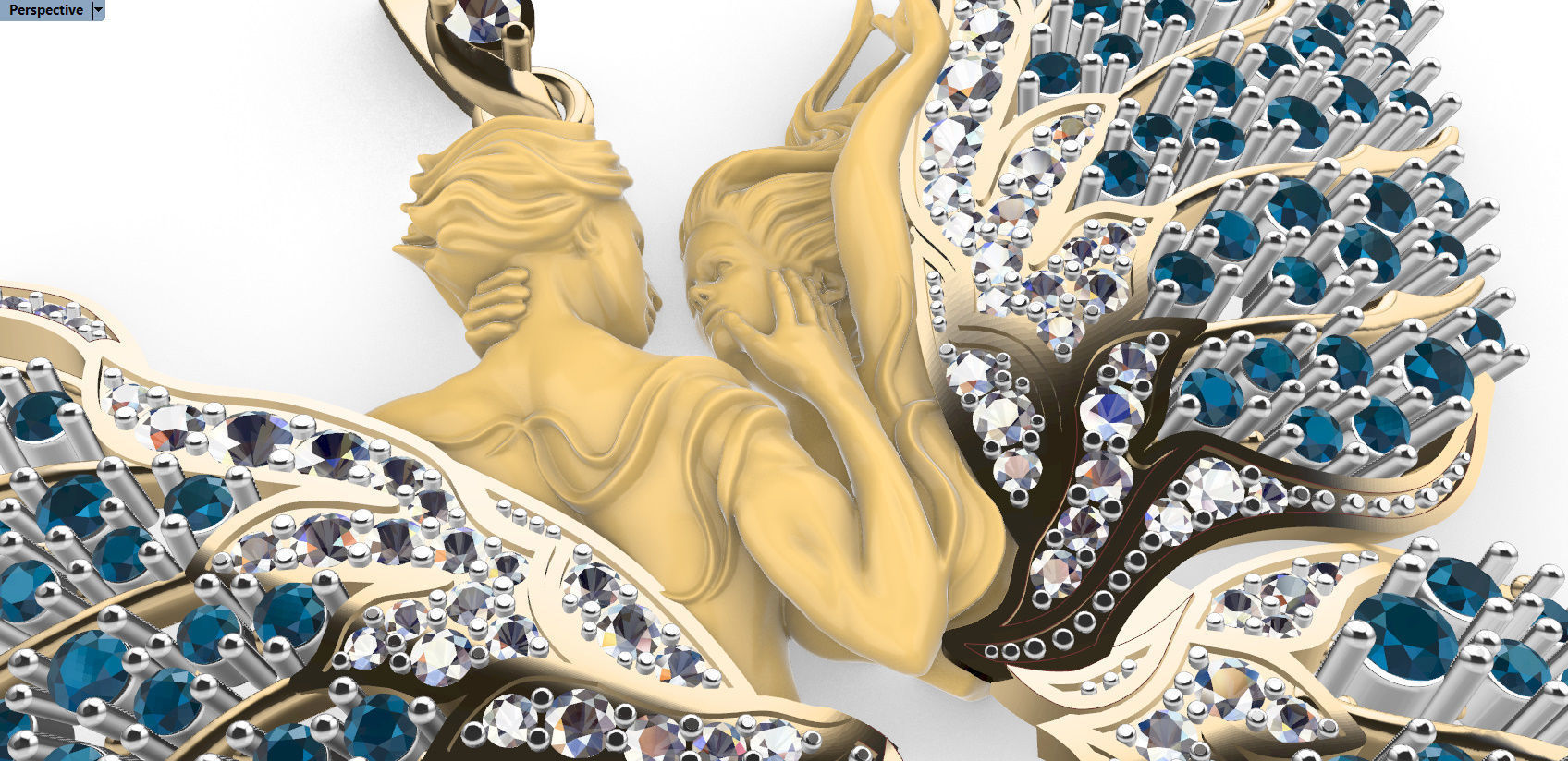 Butterfly  Pendant 3D print model_13