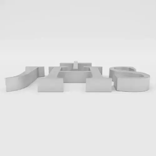 JHS Christogram Symbol 3D model