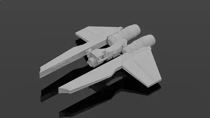 W Twenty star wars fighter