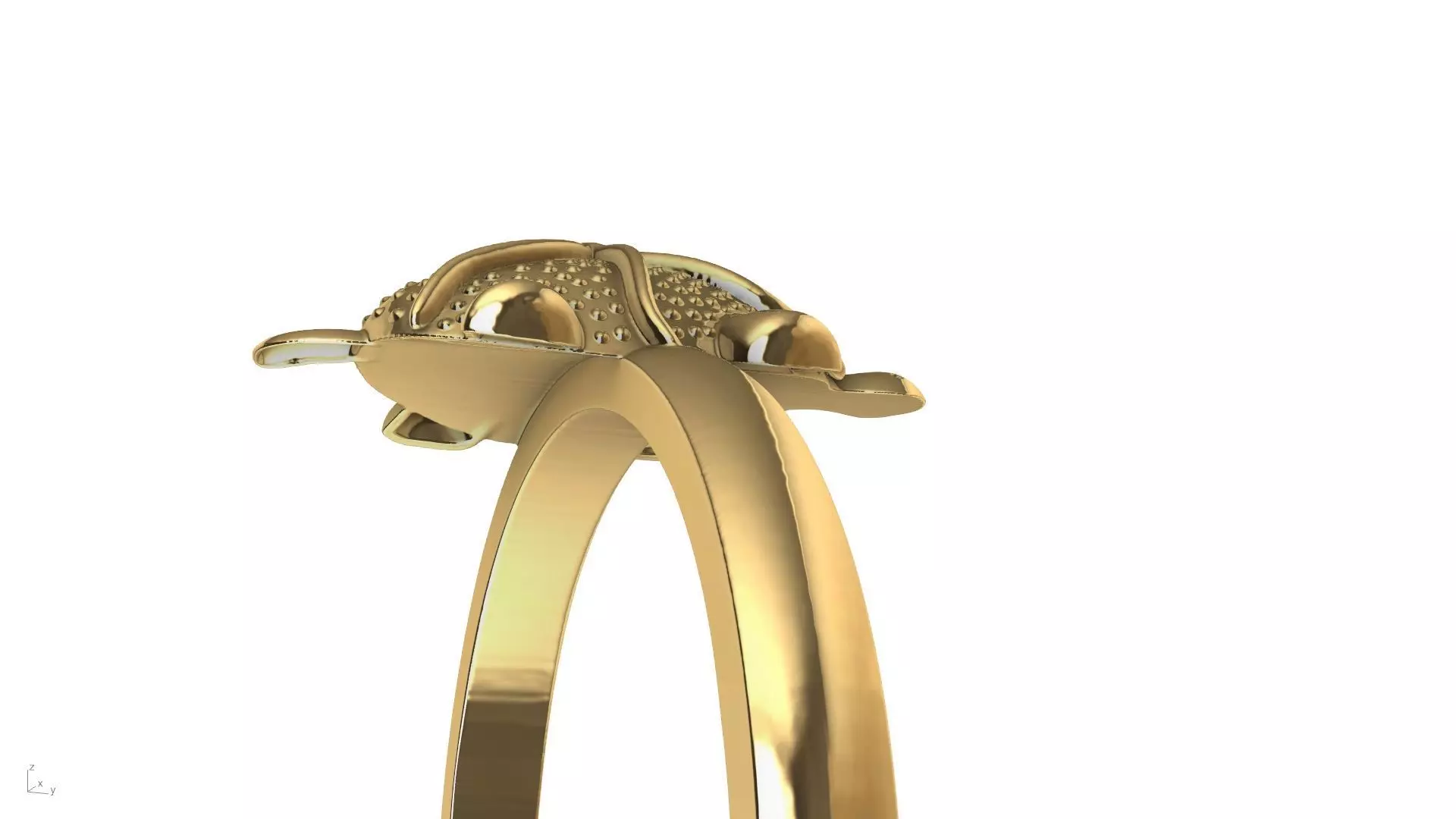 Turtle Ring Free 3D print model