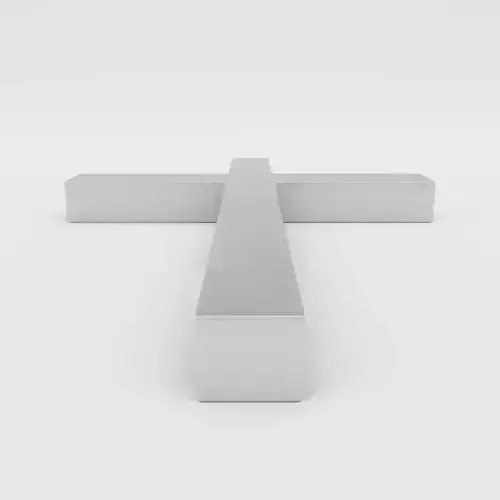 Latin Cross Symbol 3D model