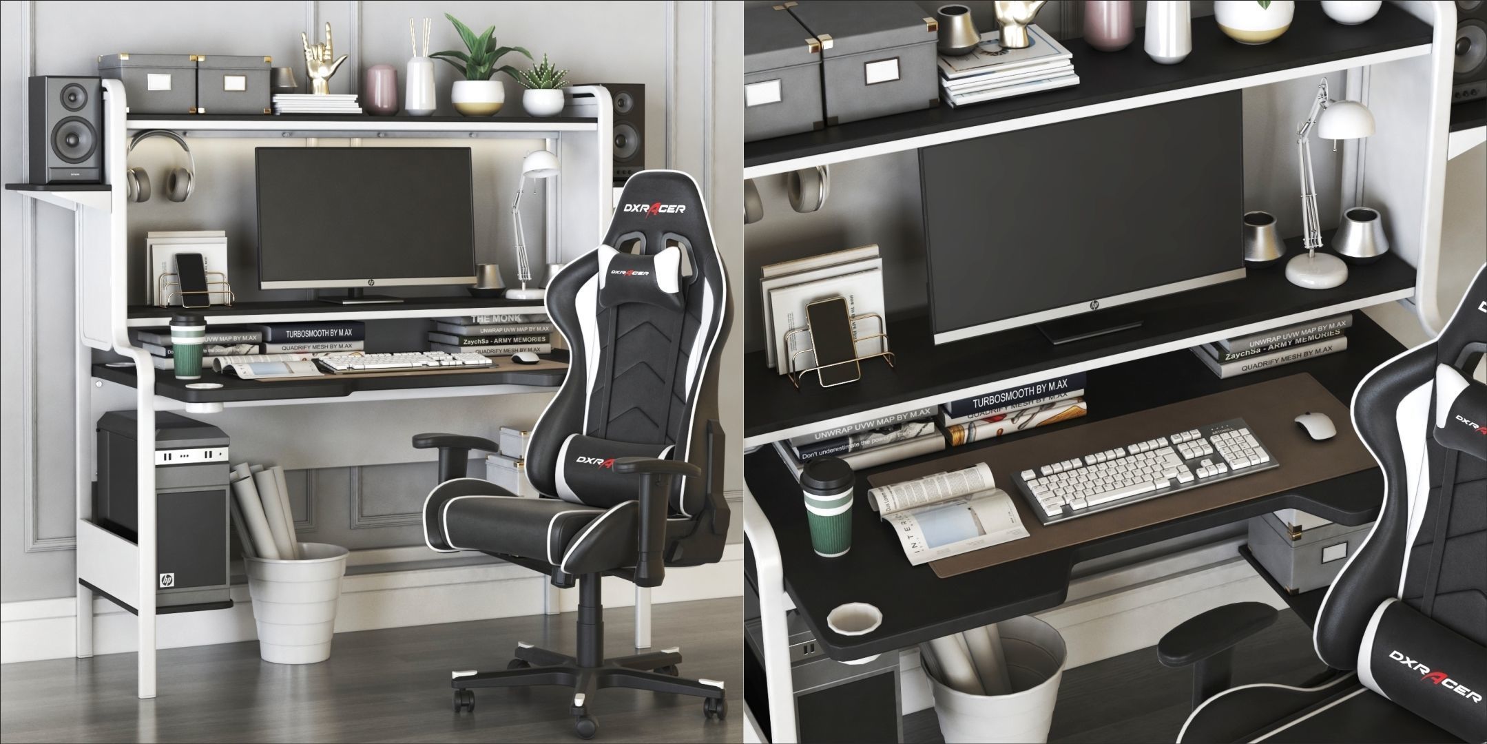 Office workplace 34 3D model_5