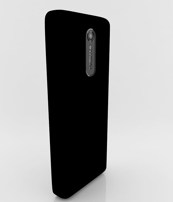Nokia 108 dual sim Black 3D model_5