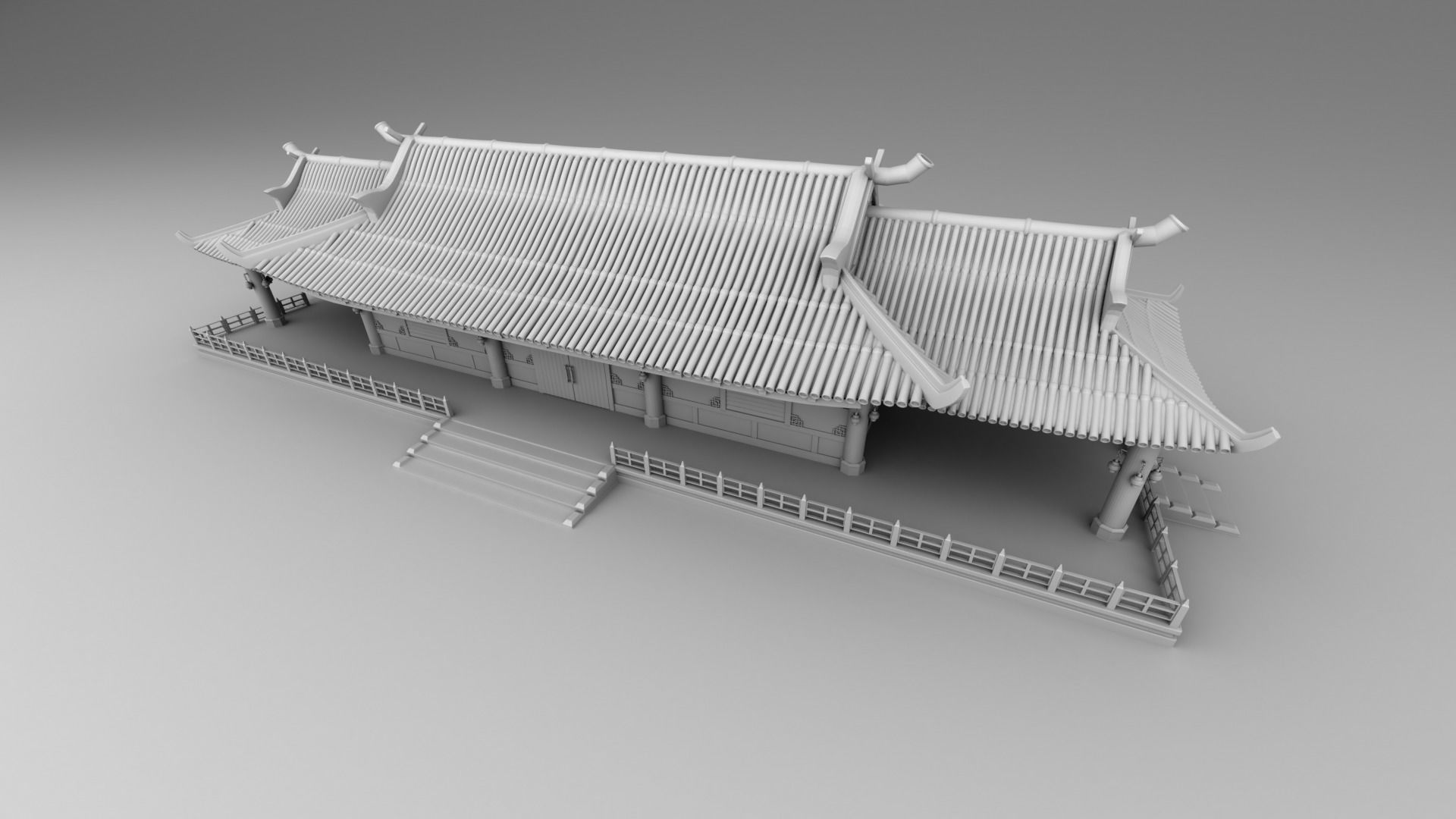 Part 2 - Chinese traditional house 11-17 and 29 3D print model_13