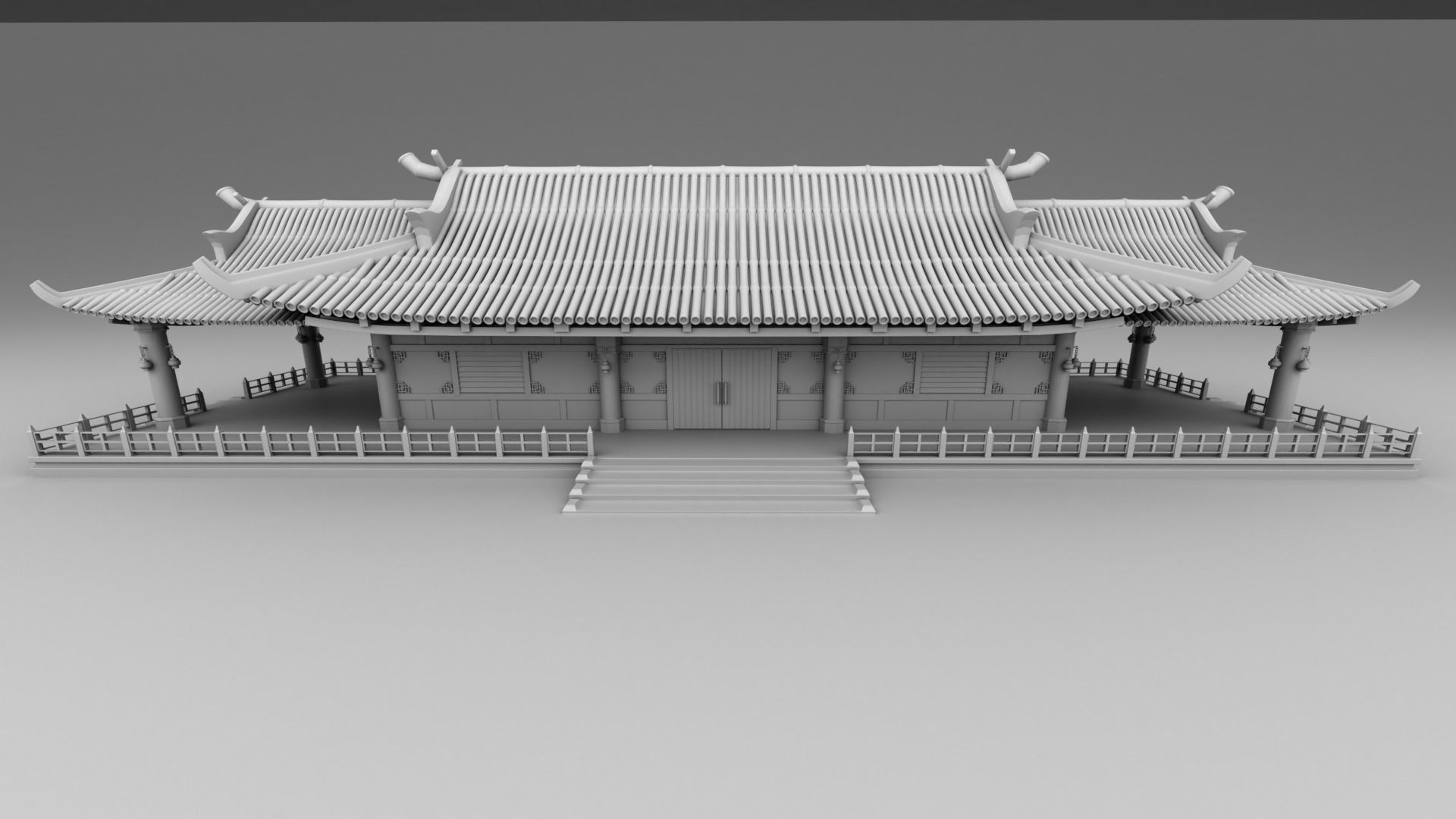 Part 2 - Chinese traditional house 11-17 and 29 3D print model_12