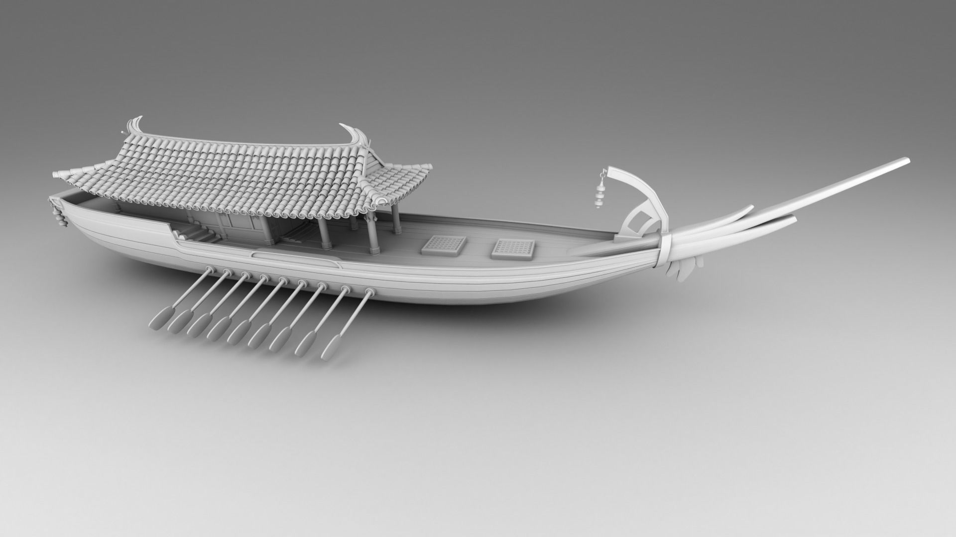 Part 2 - Chinese traditional house 11-17 and 29 3D print model_11