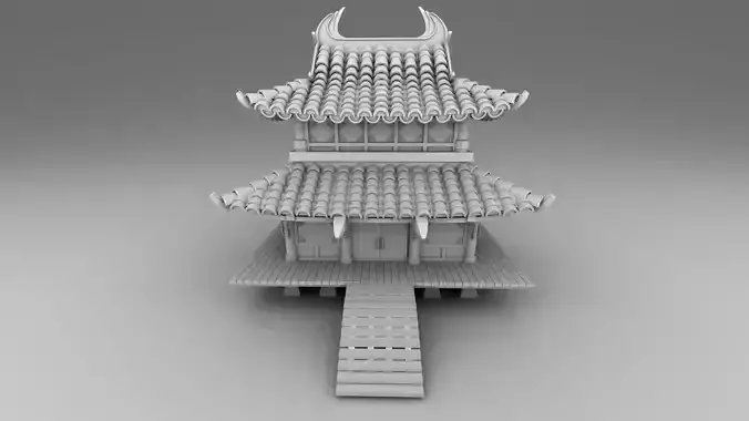 Part 2  - Chinese traditional house 11-17 and 29 3D print model