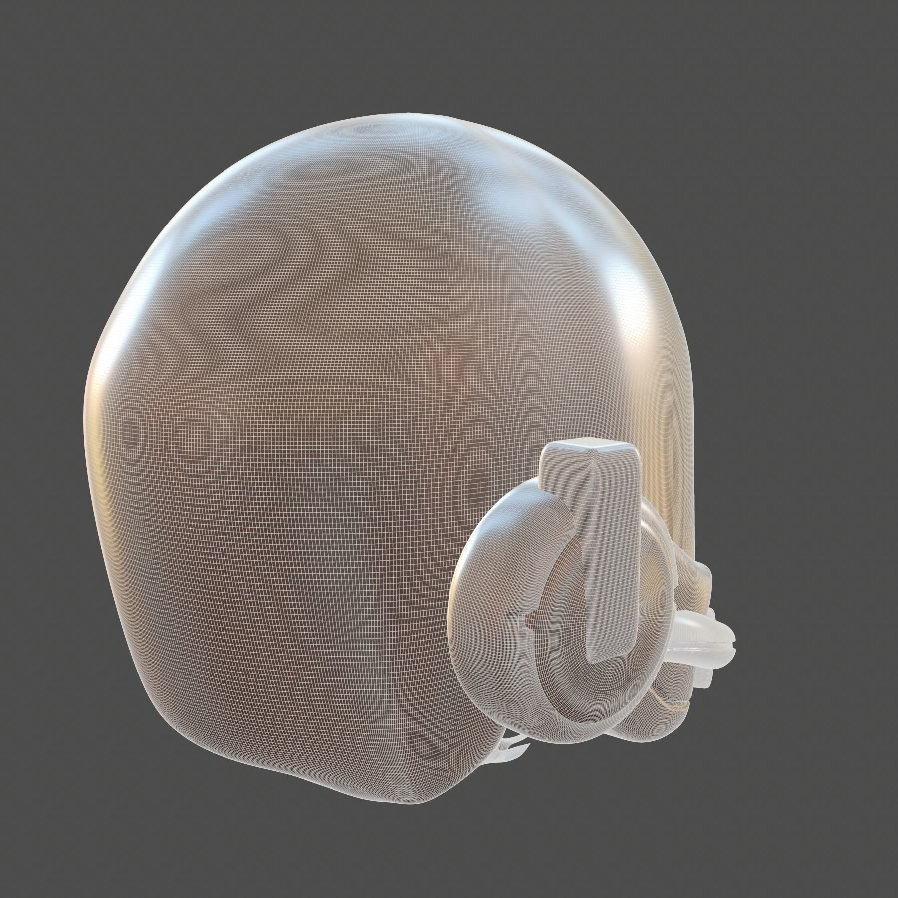 helmet high poly sculpt 3d printable ver 7 3D model 3D model_5