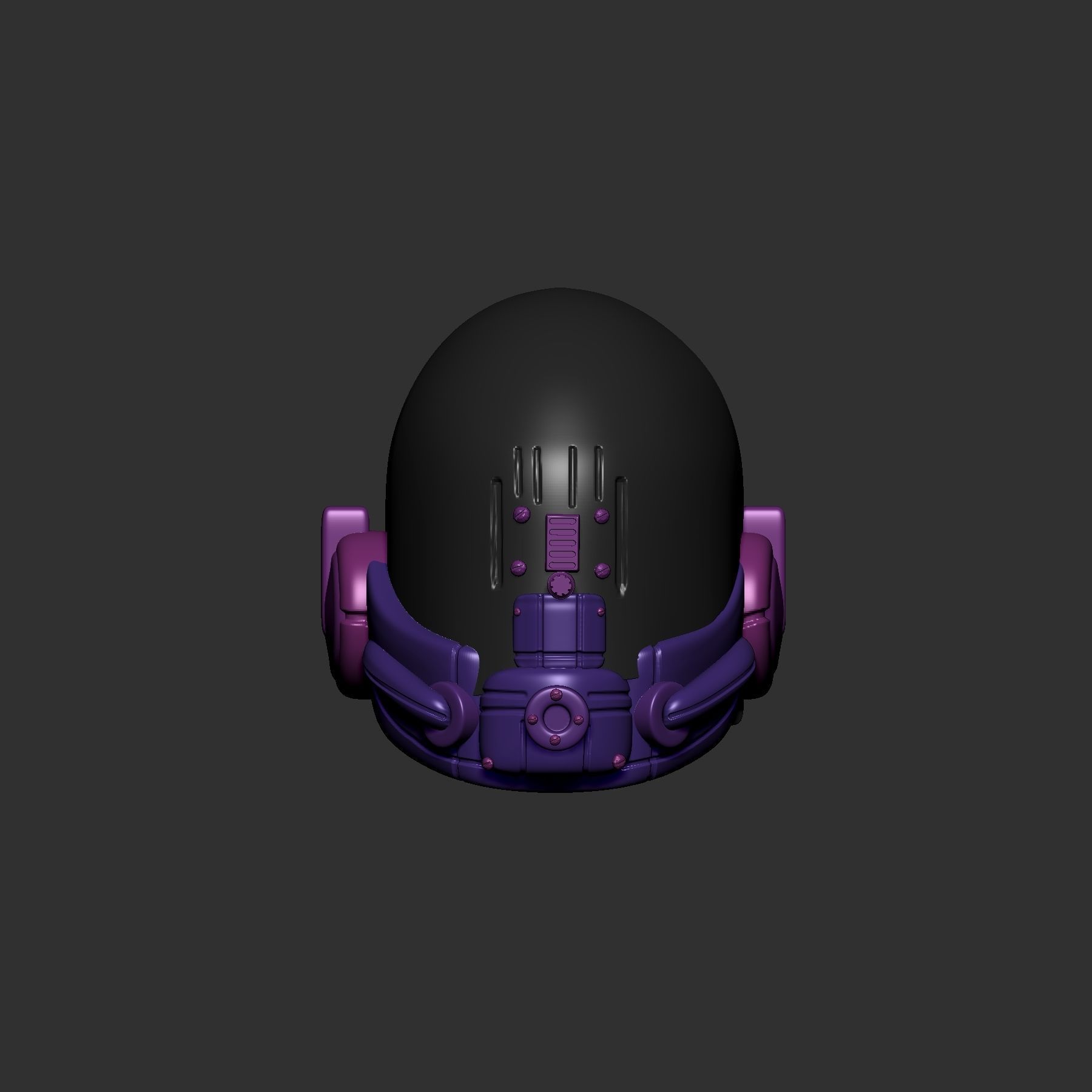 helmet high poly sculpt 3d printable ver 7 3D model 3D model_1