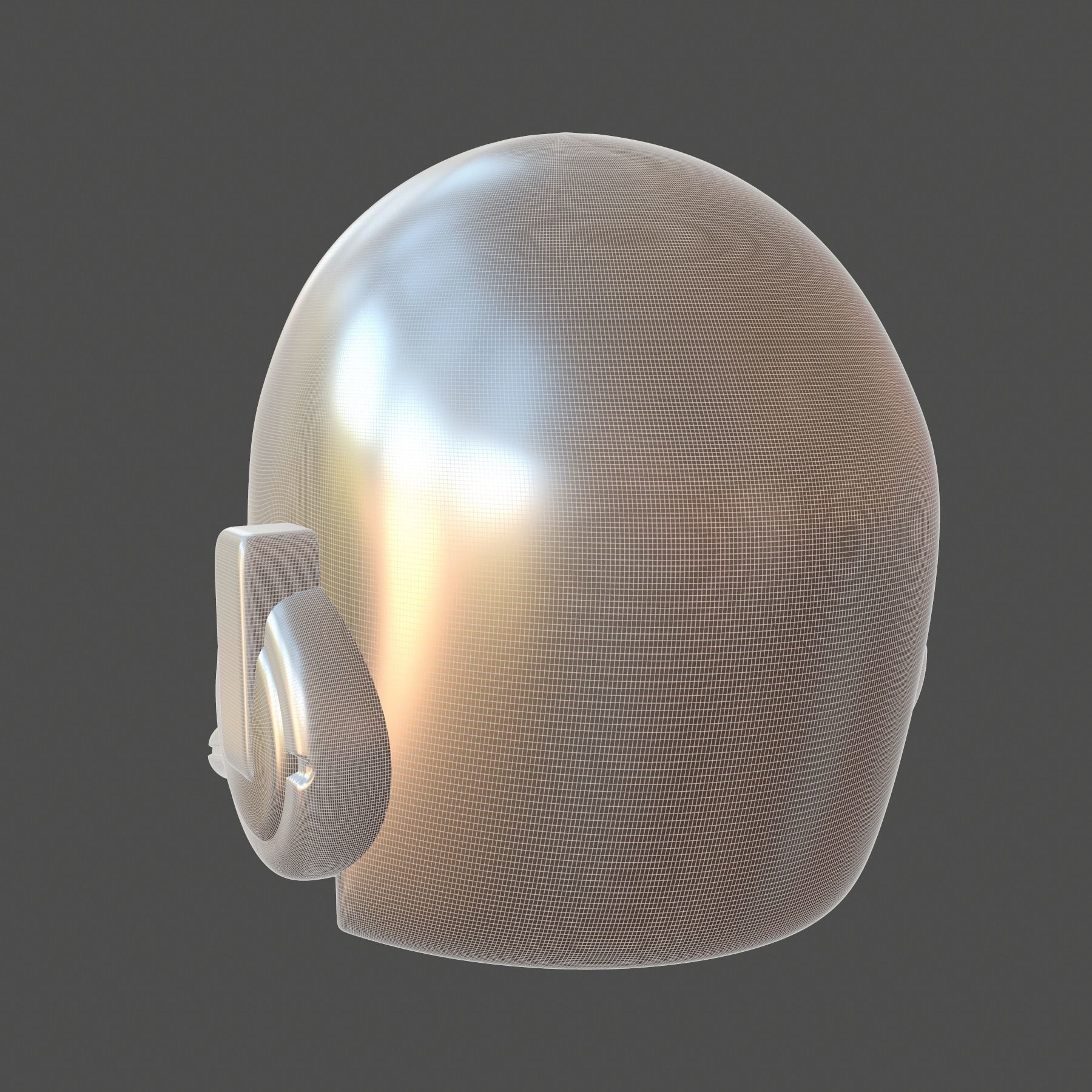 helmet high poly sculpt 3d printable ver 7 3D model 3D model_6