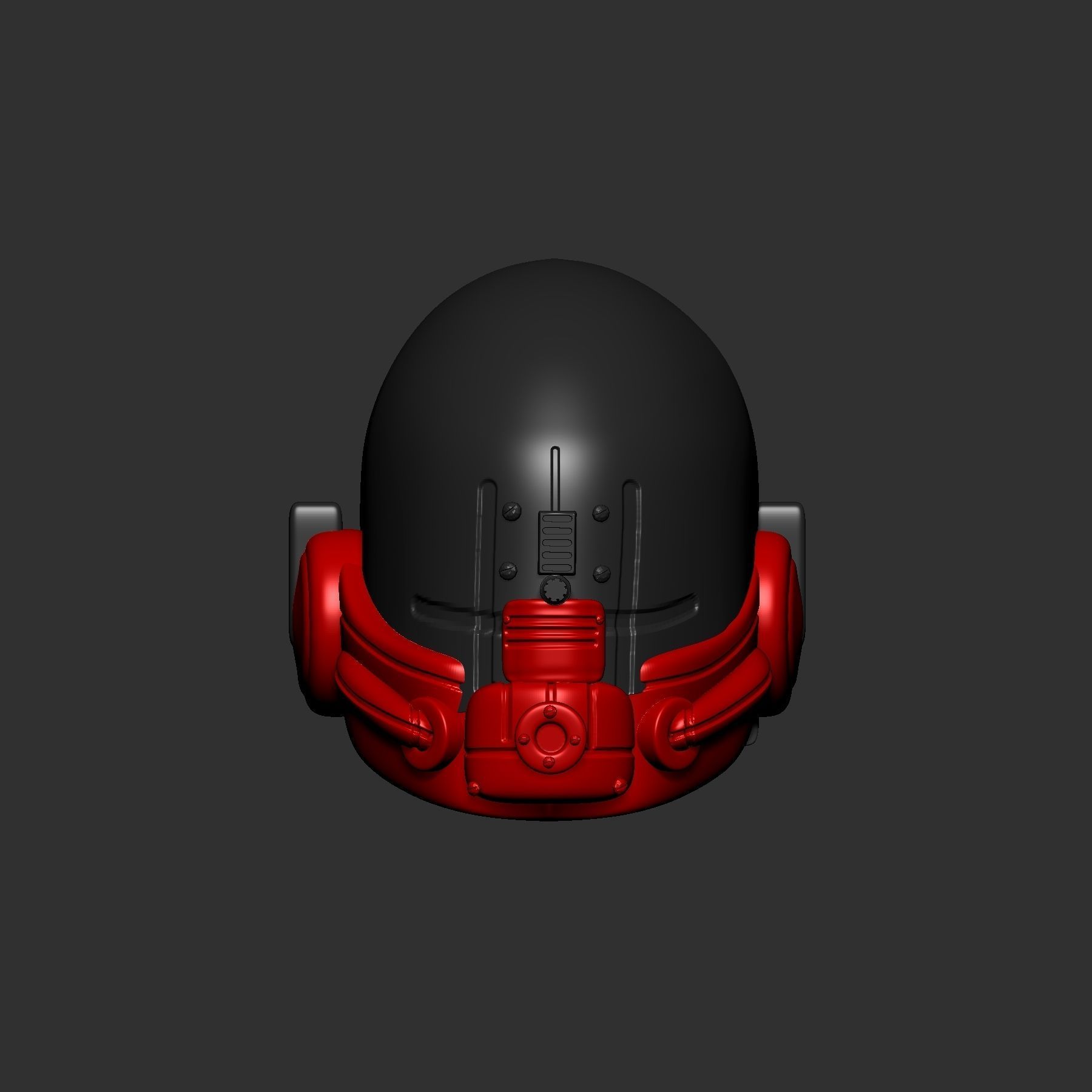 helmet high poly sculpt 3d printable ver 7 3D model 3D model_1