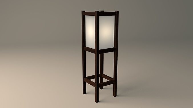 Box Lamp 1 3D model