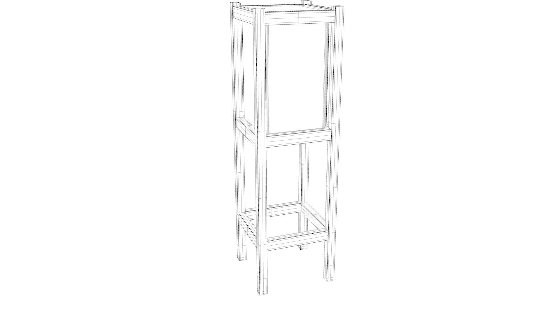 Box Lamp 1 3D model_4