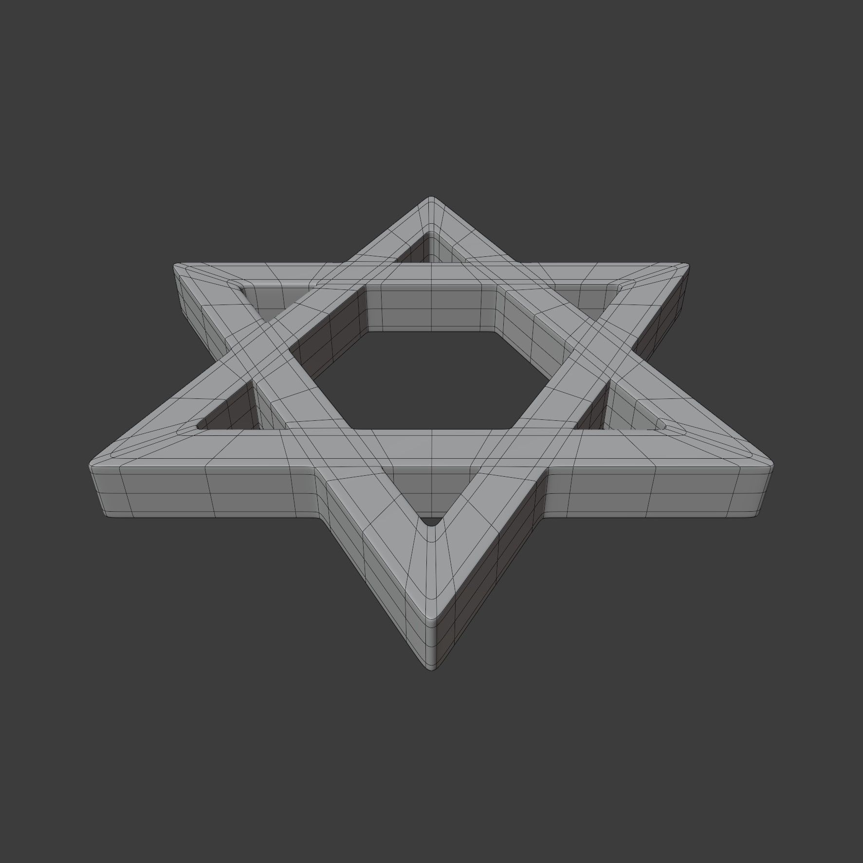 Judaism Symbol 3D model_6