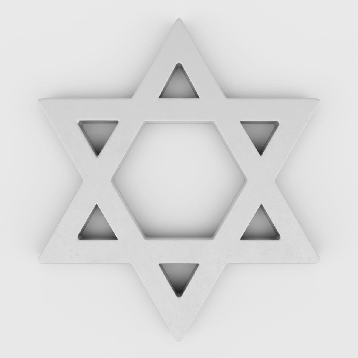Judaism Symbol 3D model_2