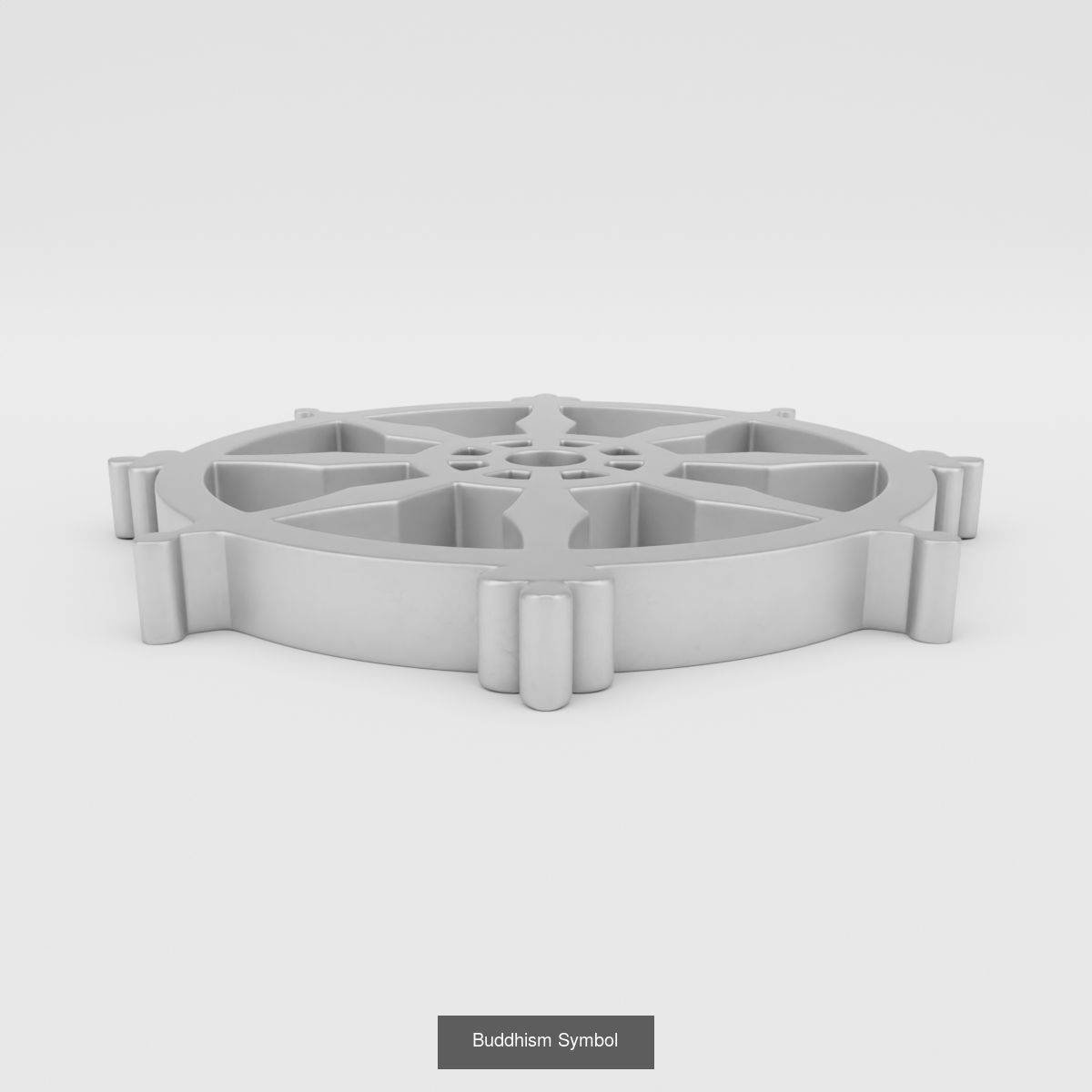 20 Religious Symbols 3D Model Collection_3