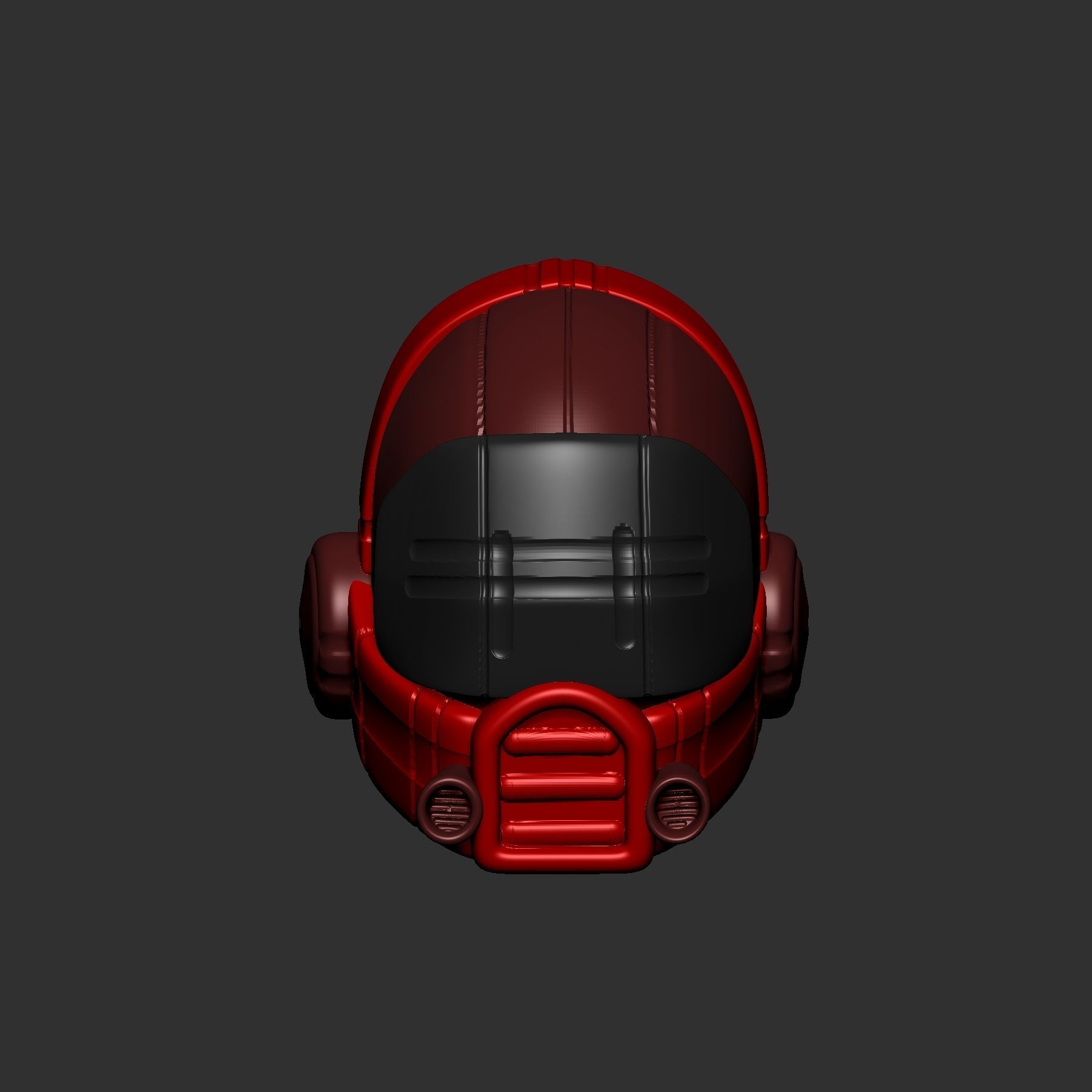 helmet high poly sculpt 3d printable ver 7 3D model 3D model_1