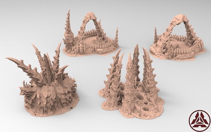 Tyty bug party terrain remix Part 9 Free 3D print model
