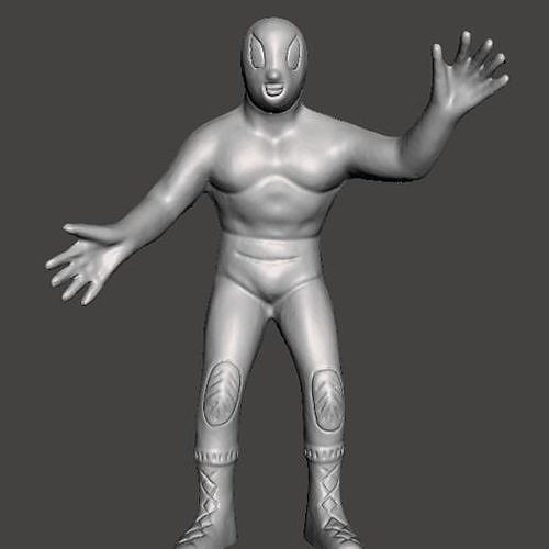LUCHADOR DE JUGUETE 3D print model