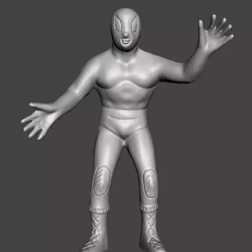 LUCHADOR DE JUGUETE 3D print model_0