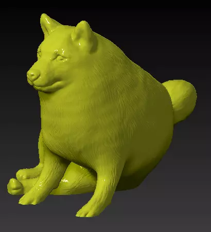 CHEEMS DOGE MEME 3D print model_0