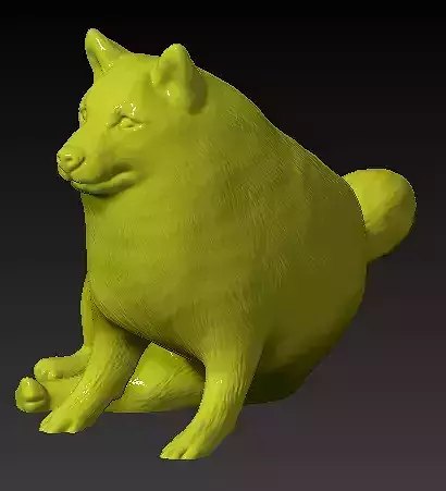 CHEEMS DOGE MEME 3D print model