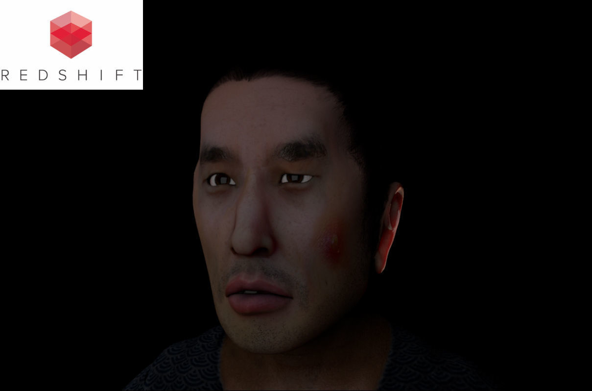 Feudal poor japanese man 3D model_5