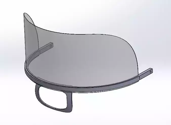 CUBRE BOCAS DE PLASTICO 3D print model