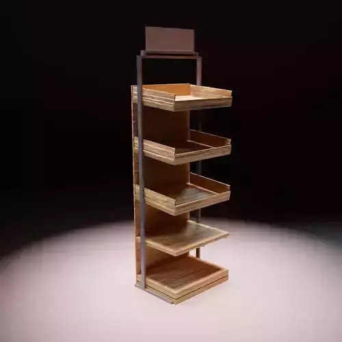The Display Rack Free low-poly 3D model