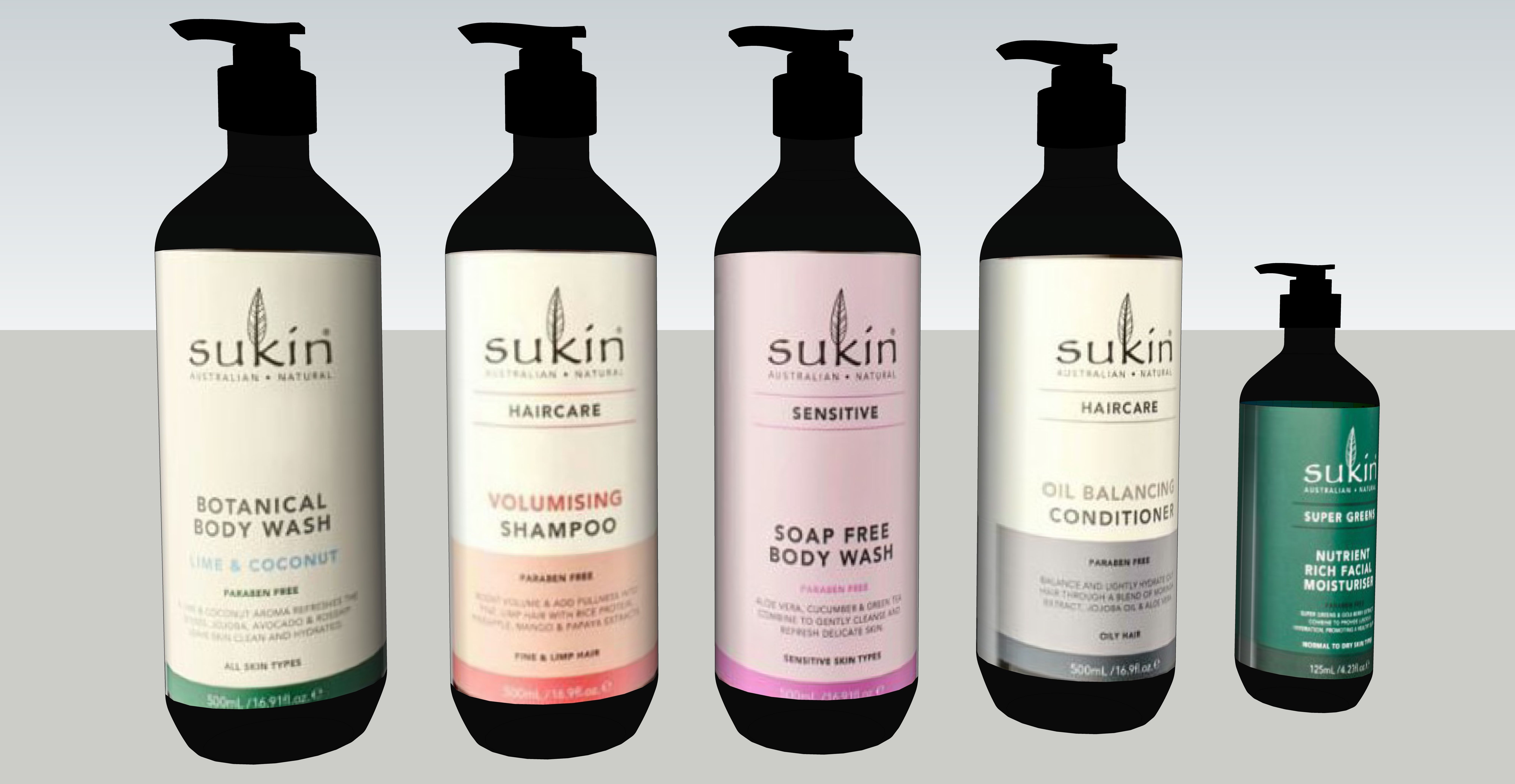 Cosmetics Bottles   3D model_1