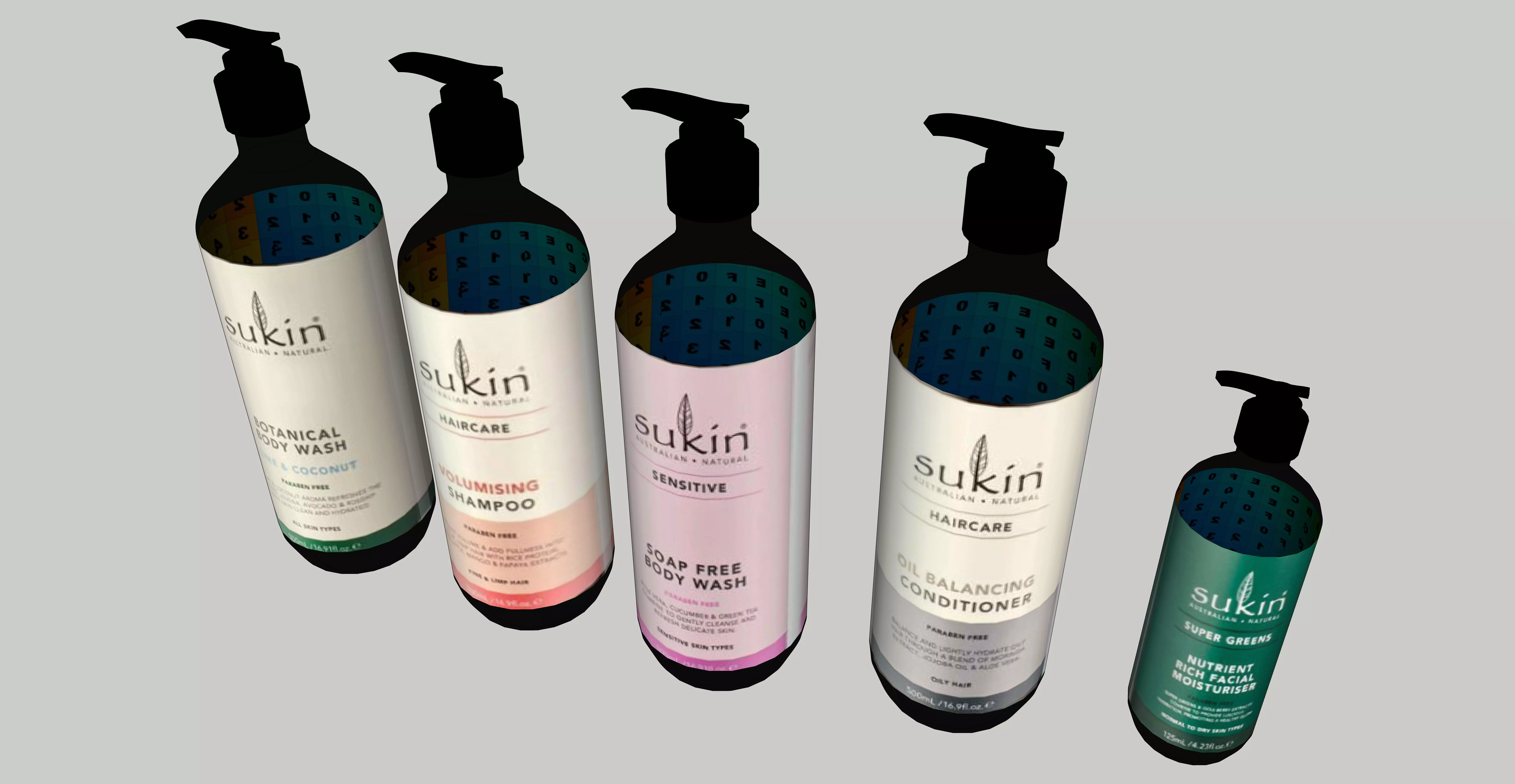 Cosmetics Bottles   3D model_0