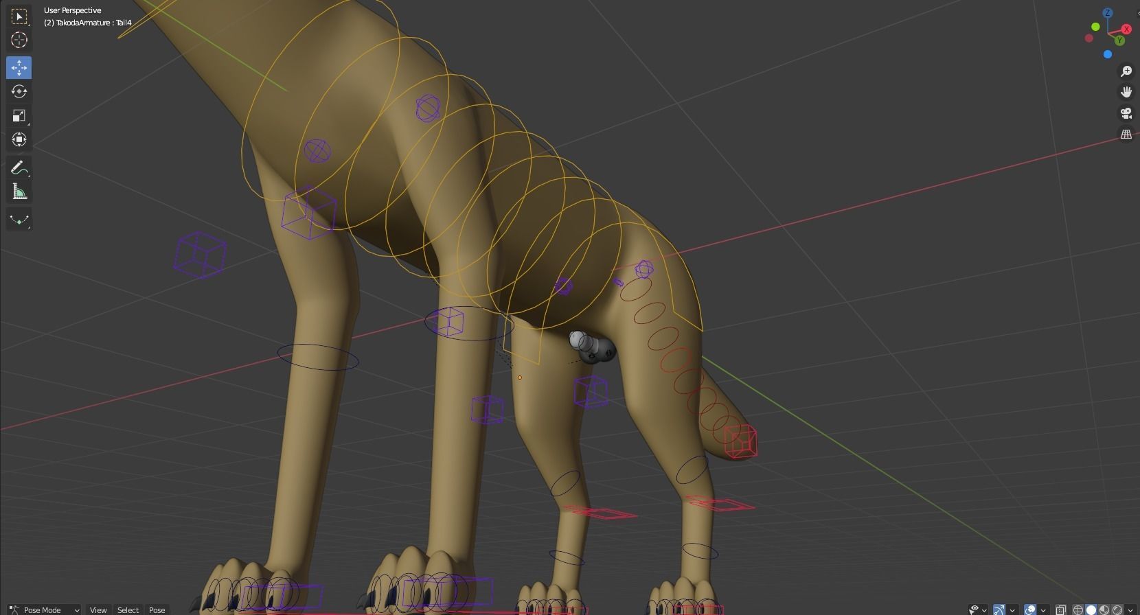 Takoda Fox 3D model_36