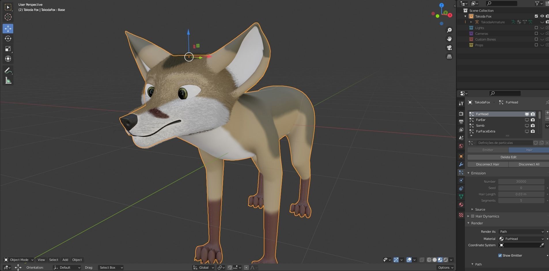 Takoda Fox 3D model_72