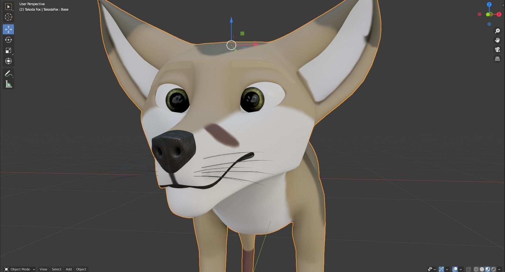 Takoda Fox 3D model_50