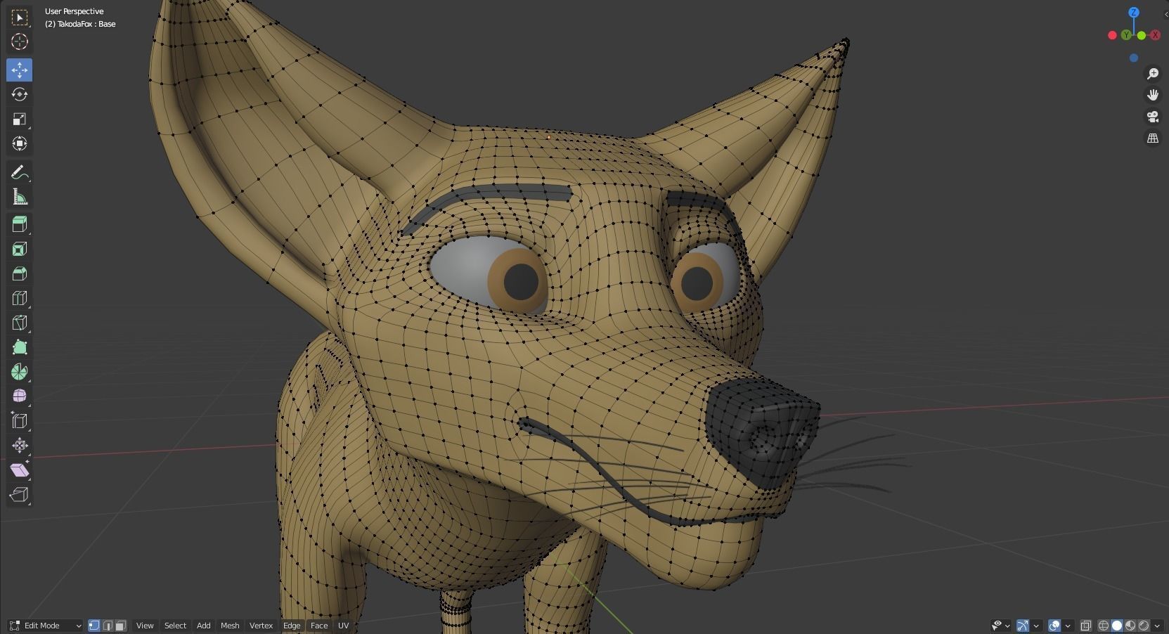 Takoda Fox 3D model_39
