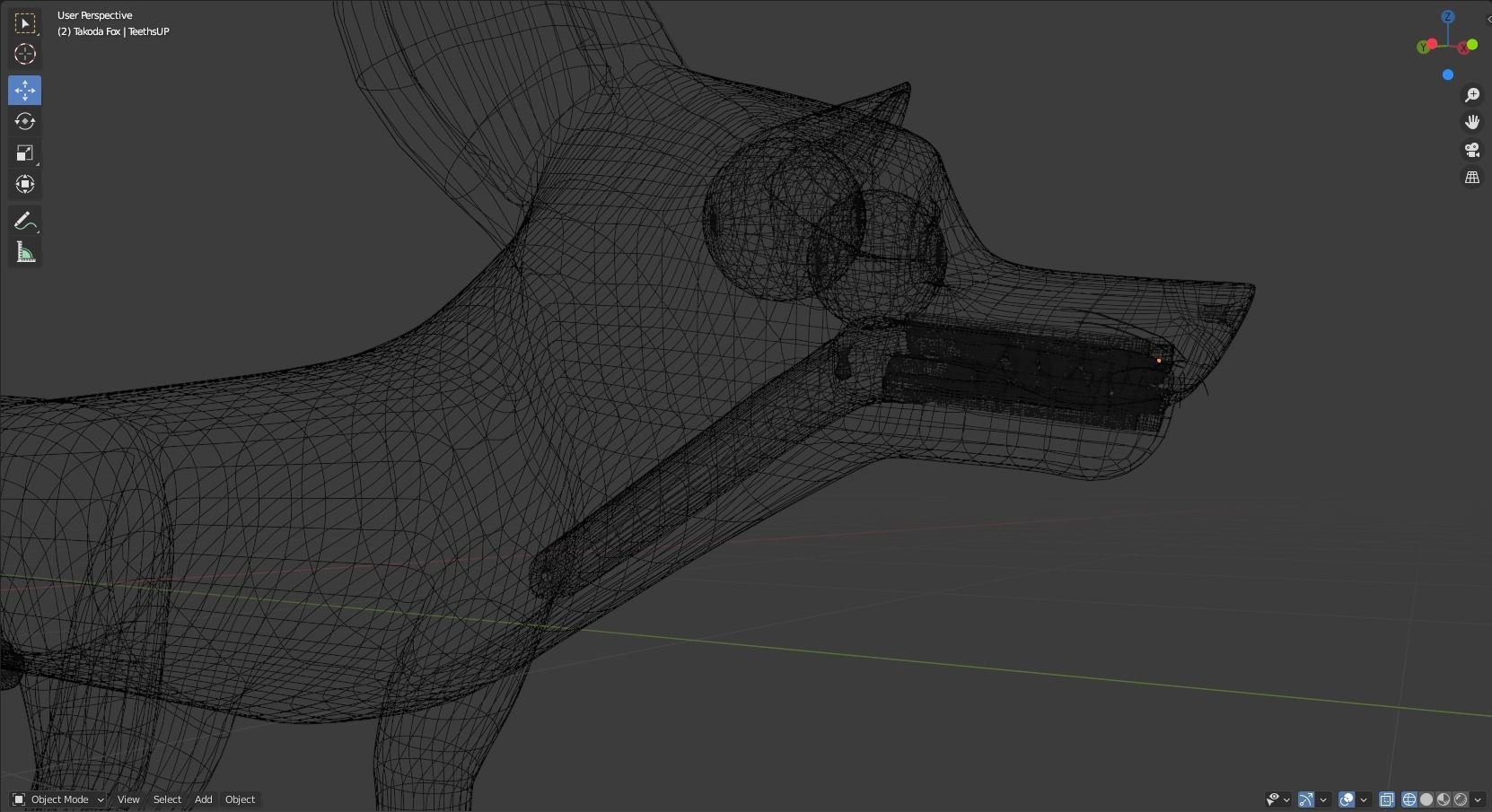 Takoda Fox 3D model_57