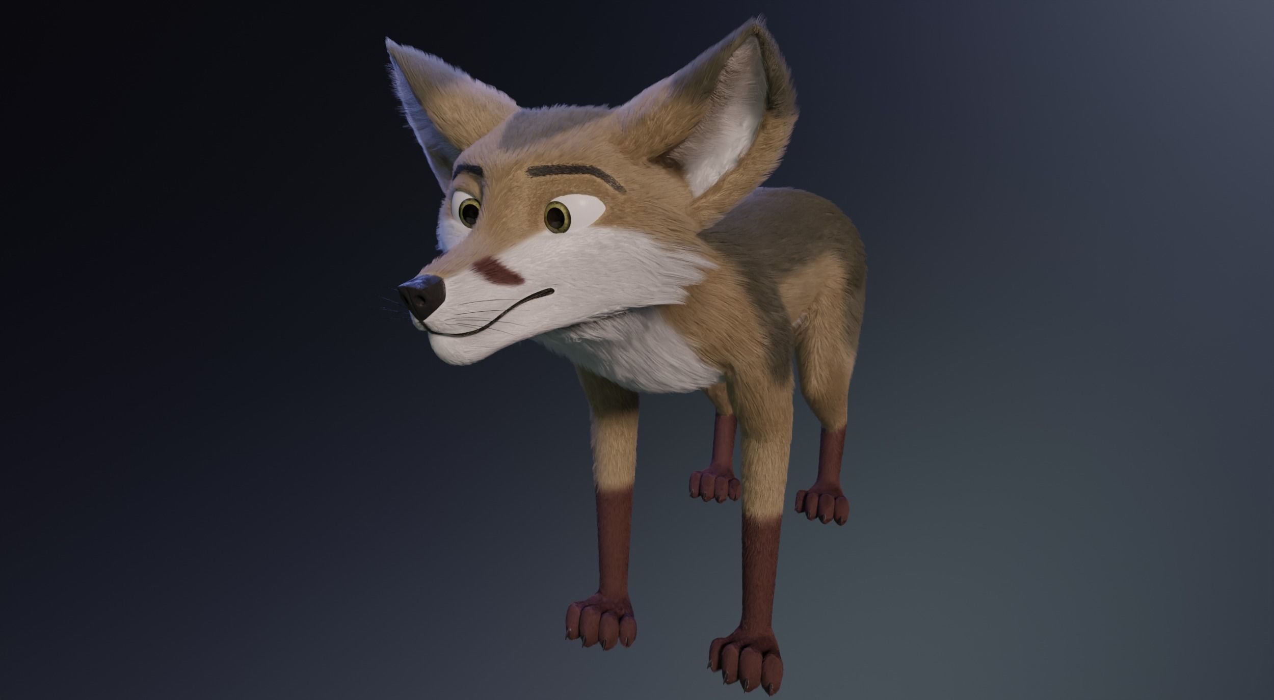 Takoda Fox 3D model_2