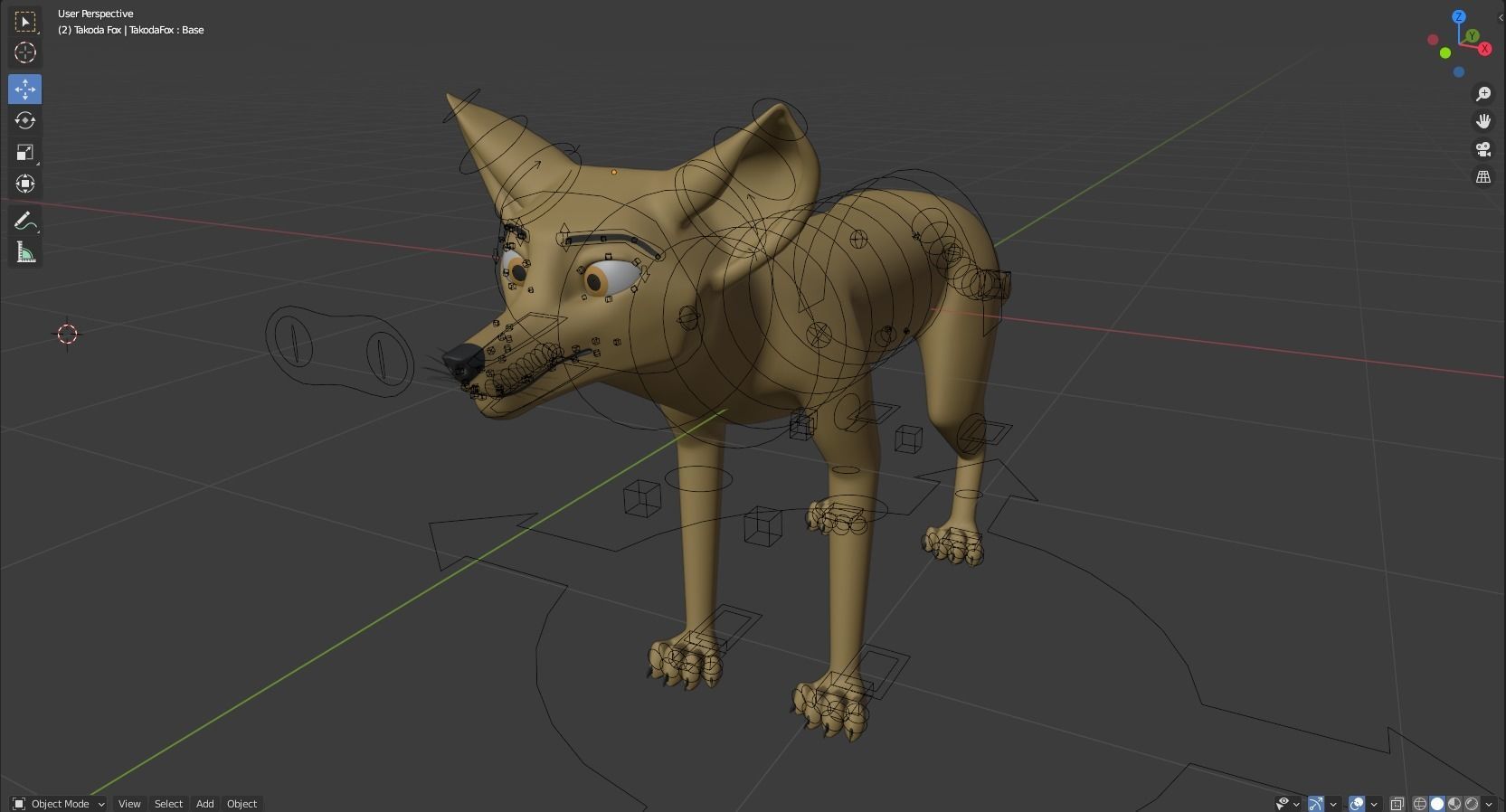 Takoda Fox 3D model_31