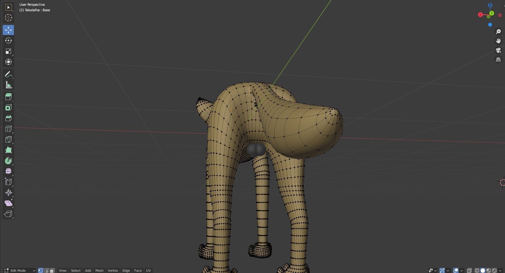 Takoda Fox 3D model_44