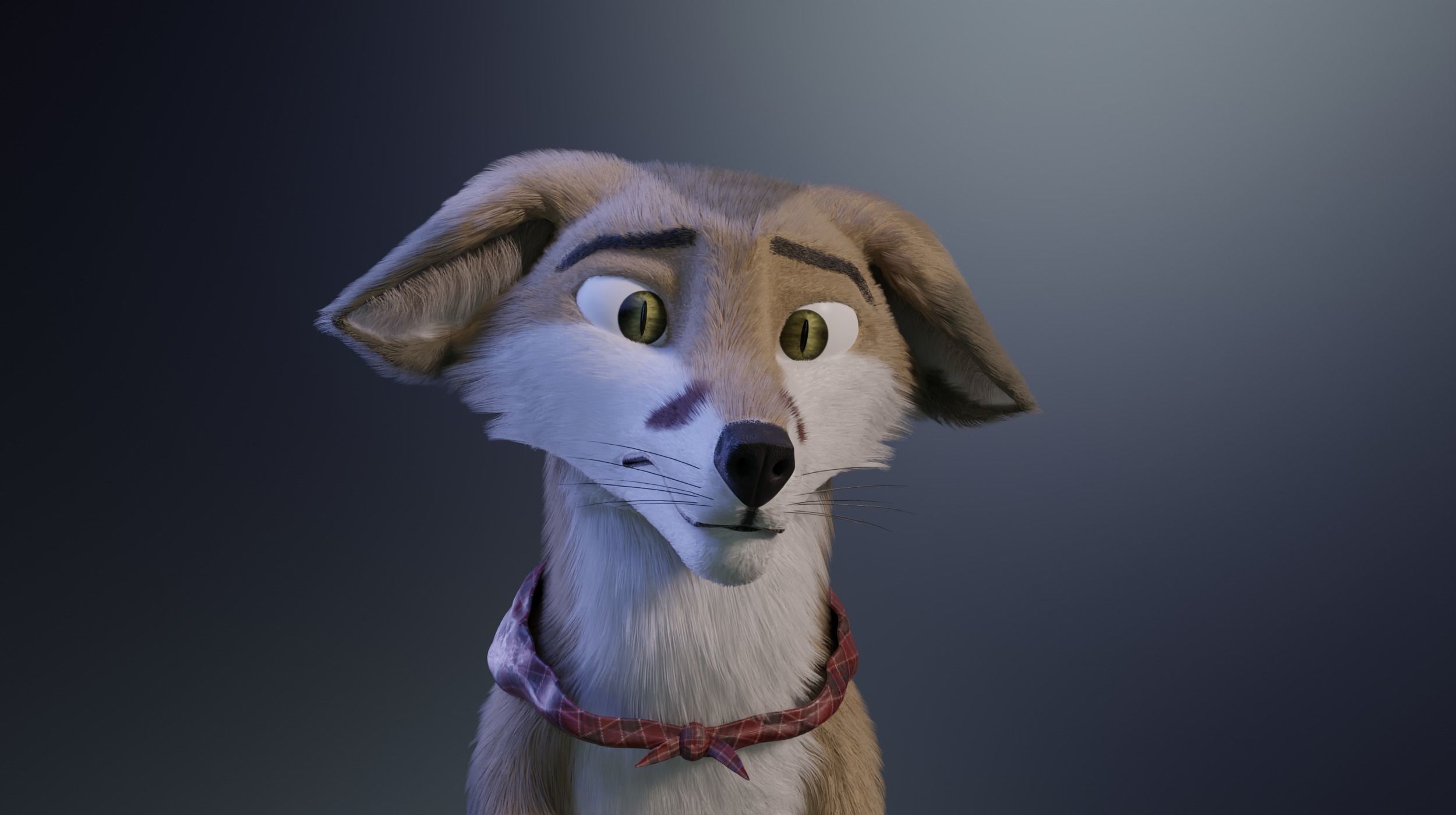Takoda Fox 3D model_29