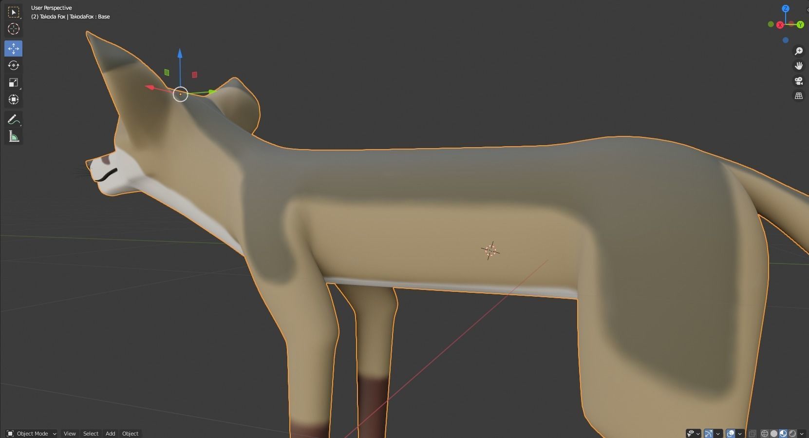Takoda Fox 3D model_51