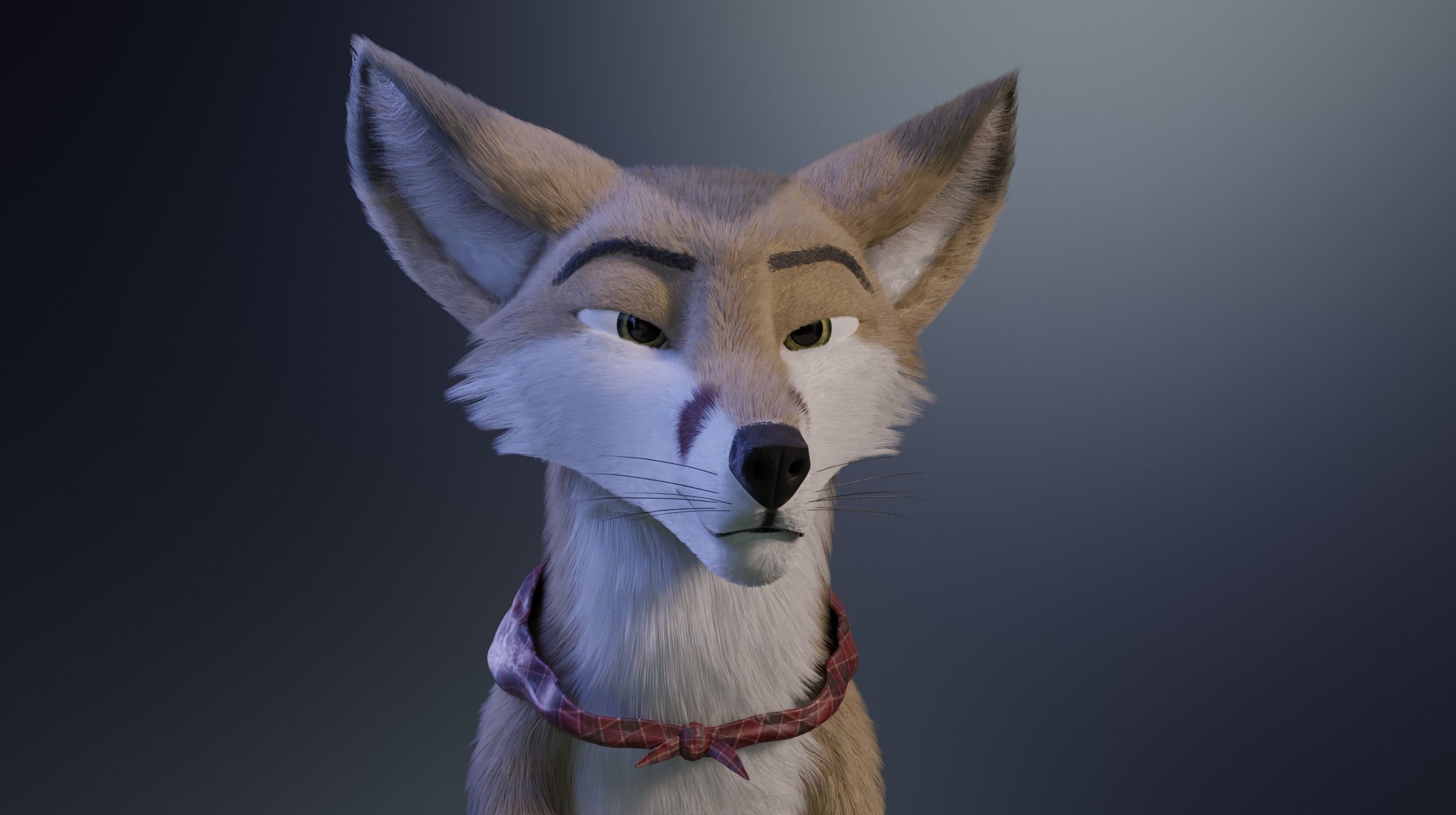 Takoda Fox 3D model_23