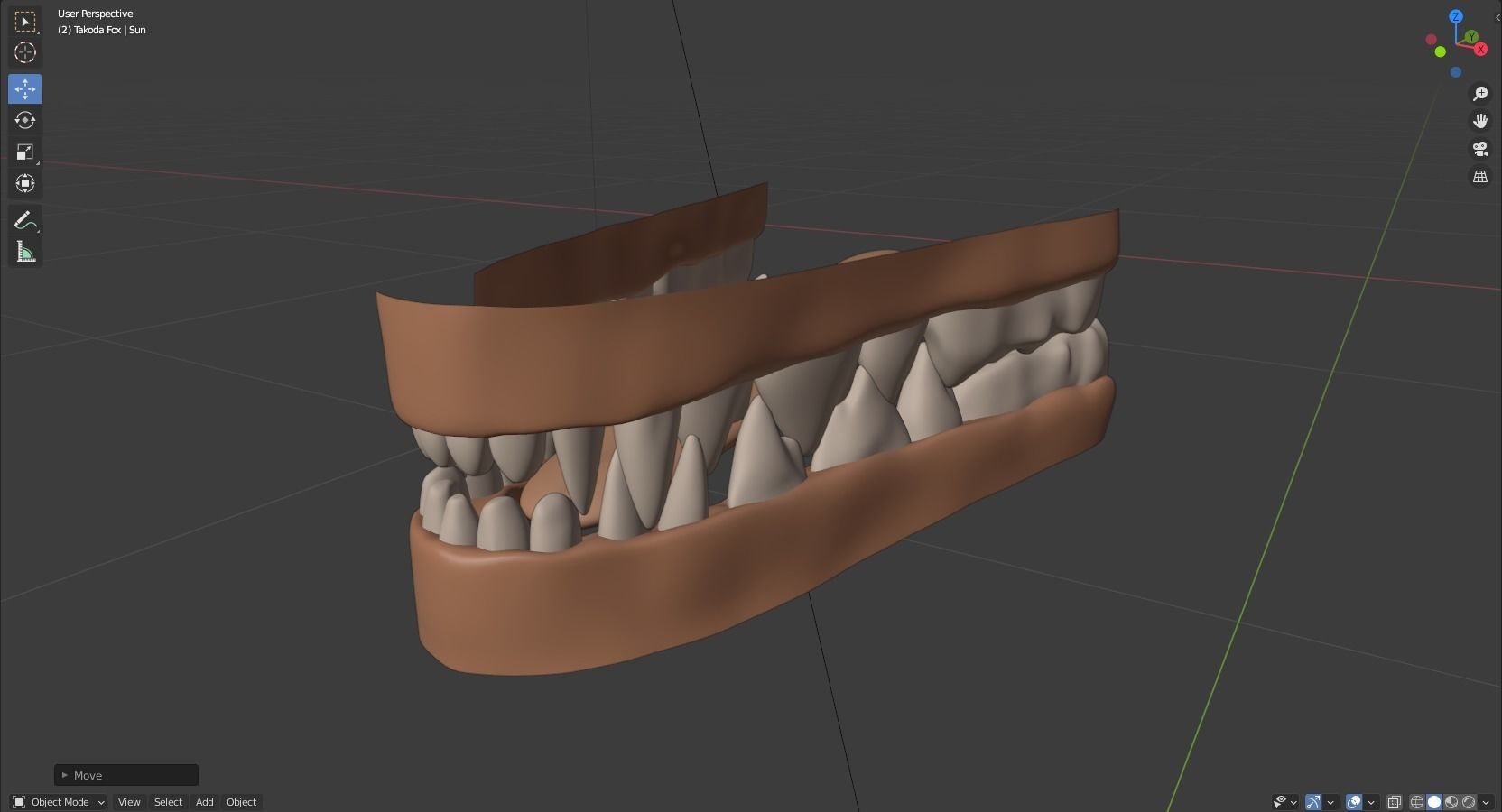 Takoda Fox 3D model_64