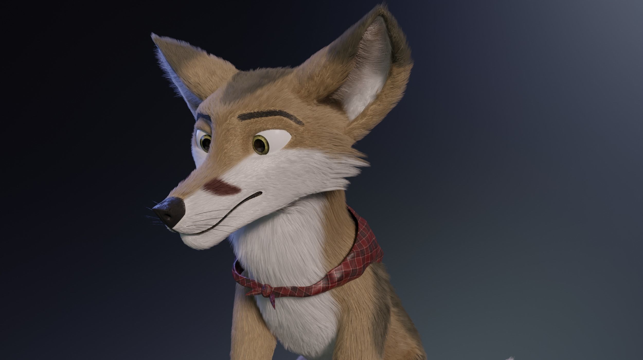 Takoda Fox 3D model_17