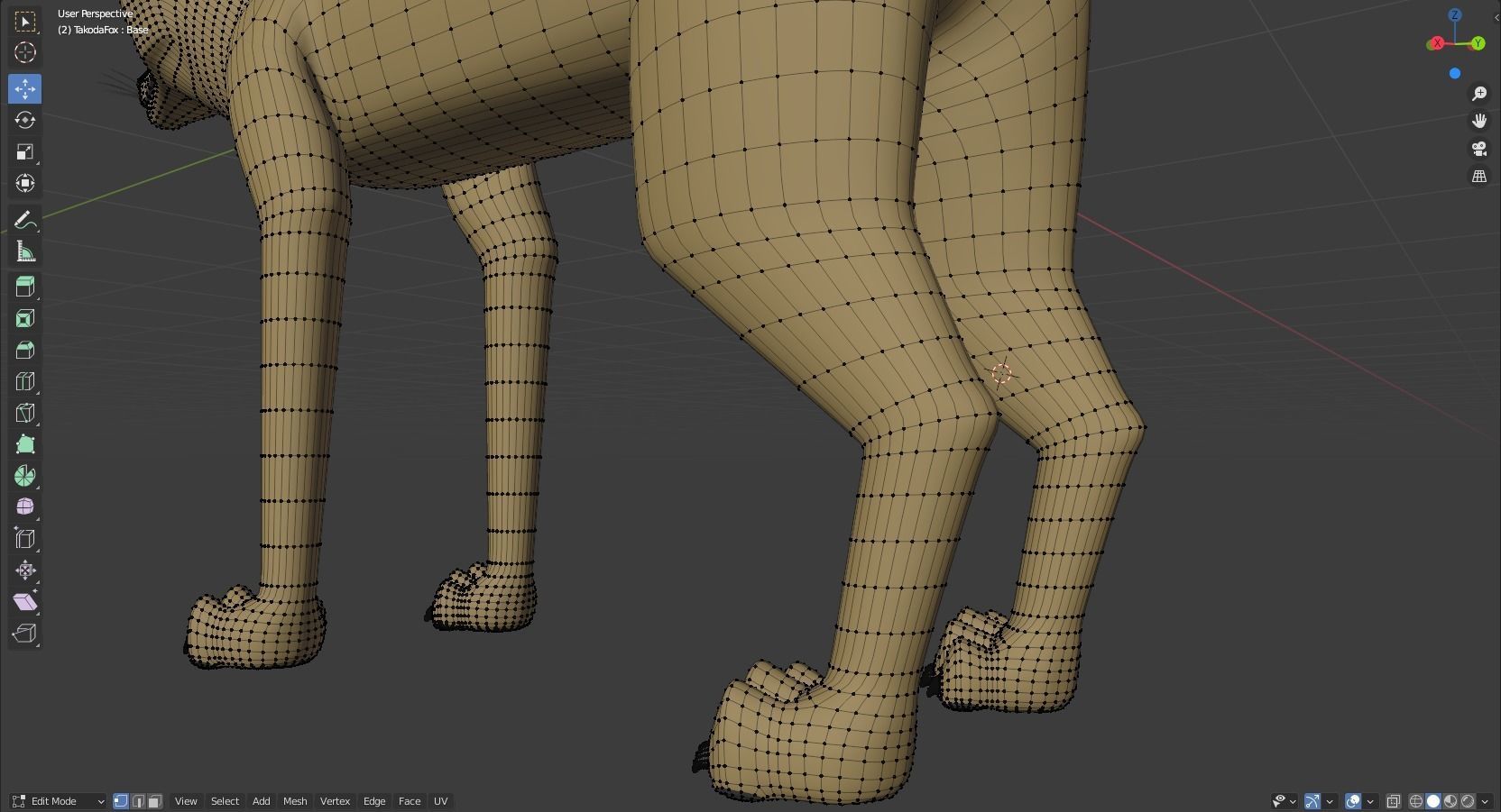 Takoda Fox 3D model_45