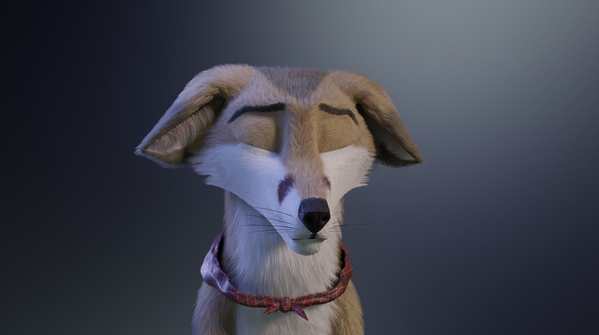 Takoda Fox 3D model_24